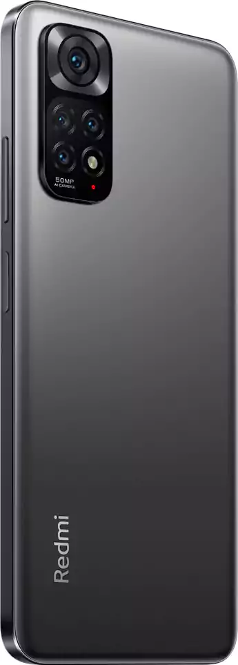 Xiaomi Redmi Note 11 Dual SIM Mobile, 128GB Internal Memory, 4GB RAM, 4G LTE Network, Graphite Gray