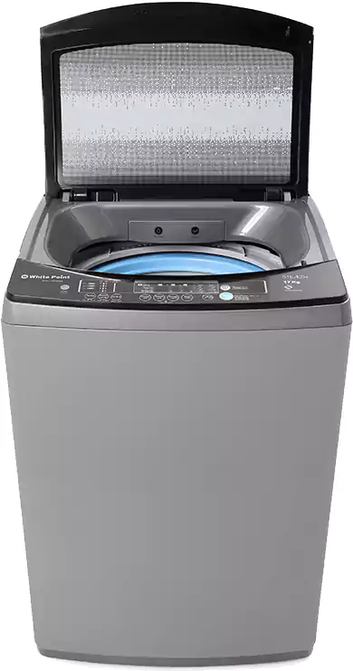 White Point Automatic Washing Machine, Top Loading, 15 kg, Diamond Drum Drum, Digital Display, Dark Gray, WPTL150DGSMA