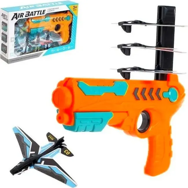 Soft Airplane Gun toy, 666