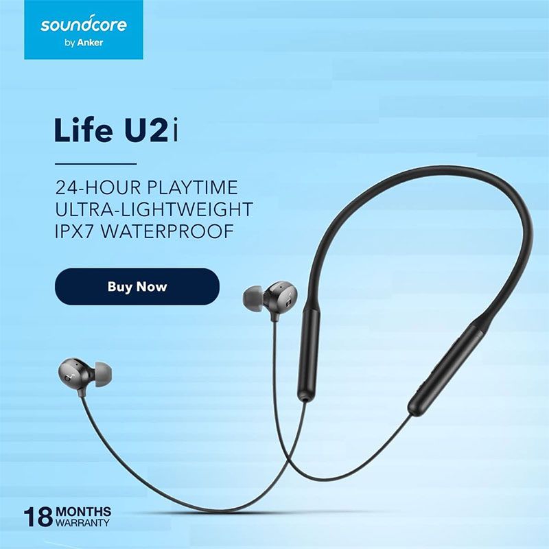 Anker LIFE Wireless earbuds U2I A3213H11, Bluetooth, Black