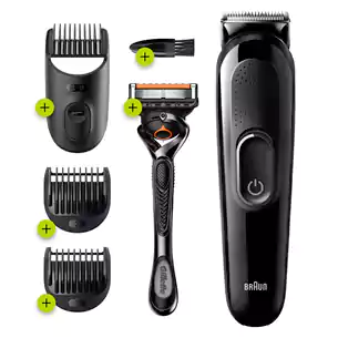 Braun beard trimmer, 4 attachments and Gillette Fusion 5 SK3300 shaver