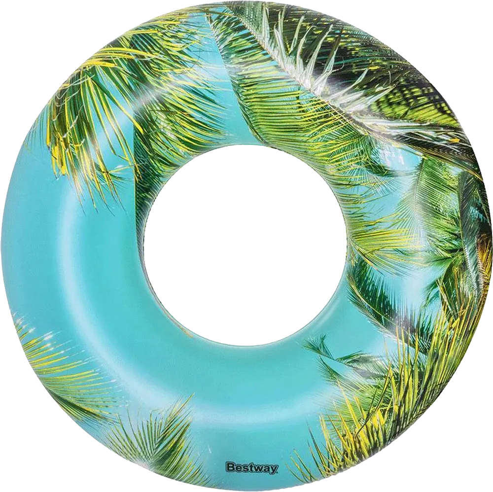 Bestway Inflatable Palms Swim Ring, Multiple Colors, 36239