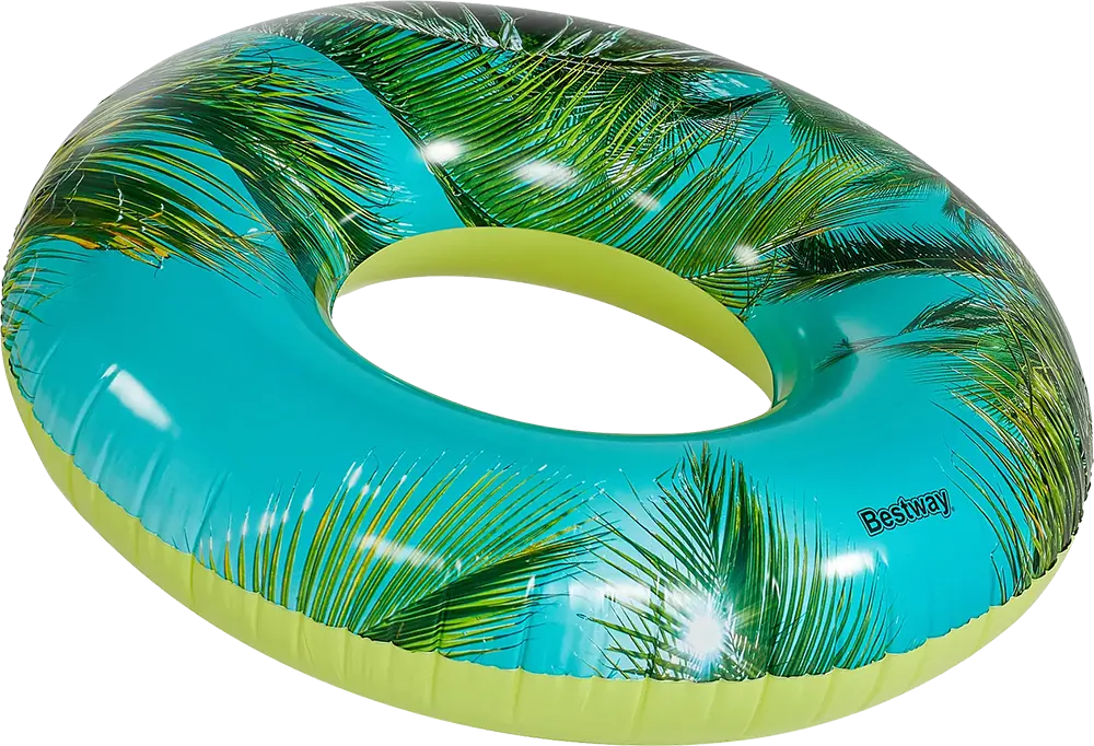 Bestway Inflatable Palms Swim Ring, Multiple Colors, 36239