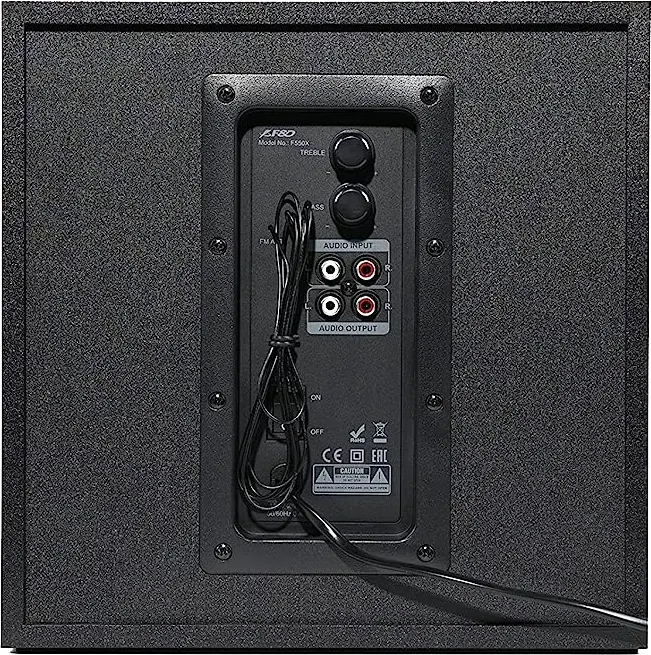Subwoofer F&D Bluetooth Speaker, USB Input, Black , F550X