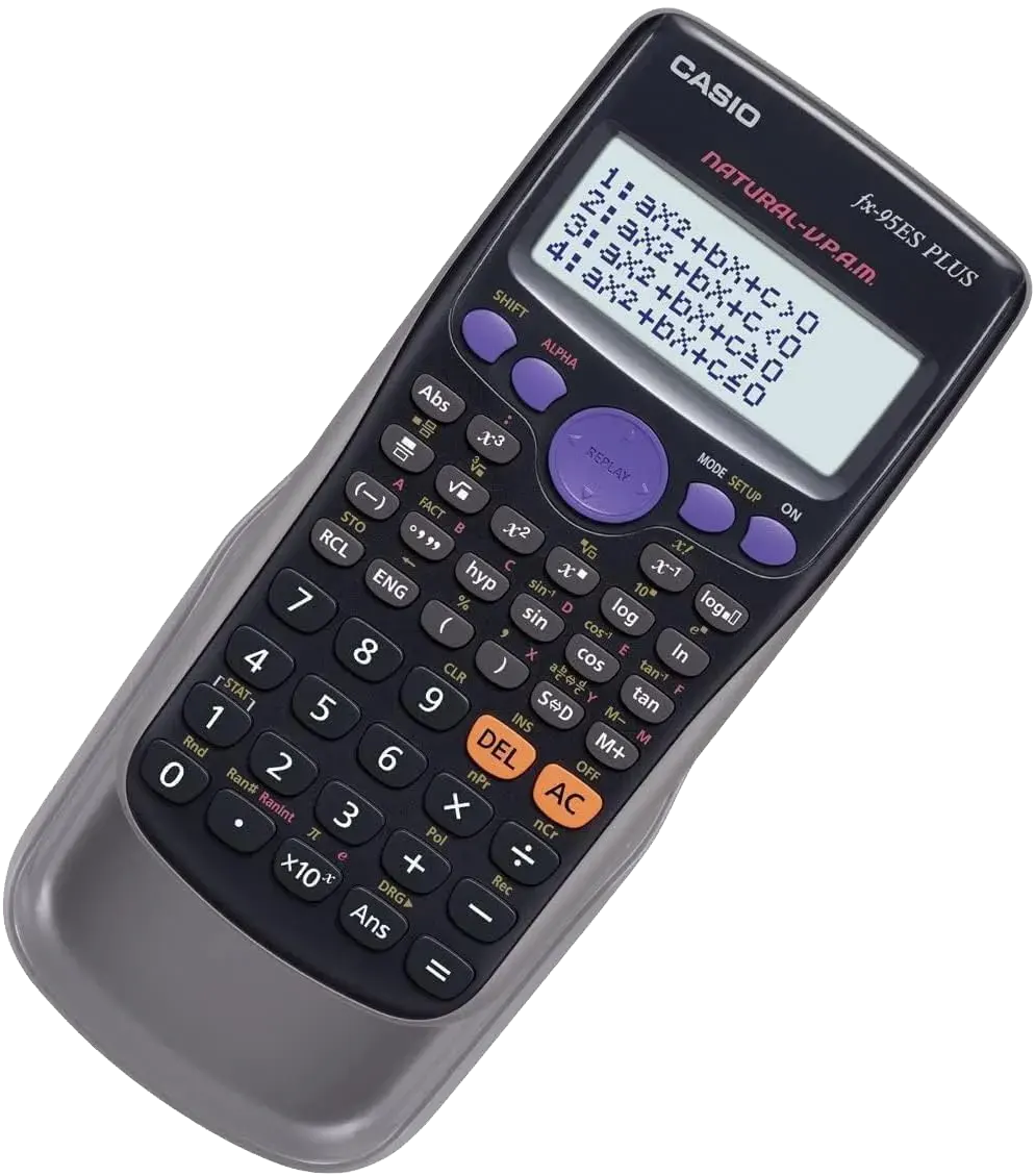 Casio Scientific Calculator, 274 Functions, Black, fx-95ES PLUS