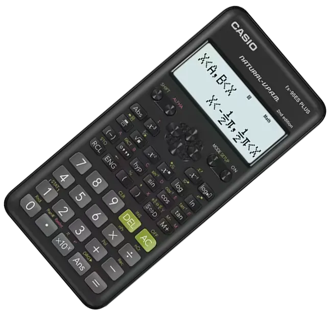 Casio Scientific Calculator, 274 Functions, Black, fx-95ES PLUS-2