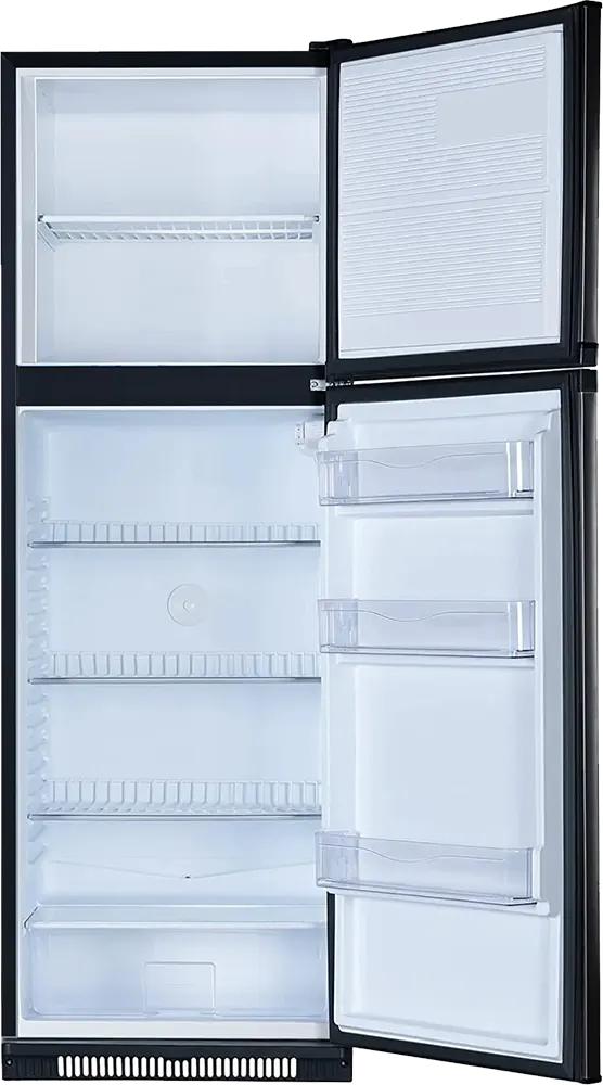 Passap Refrigerator, Defrost, 302 Liters, 2 Doors, Black, FG330-2D
