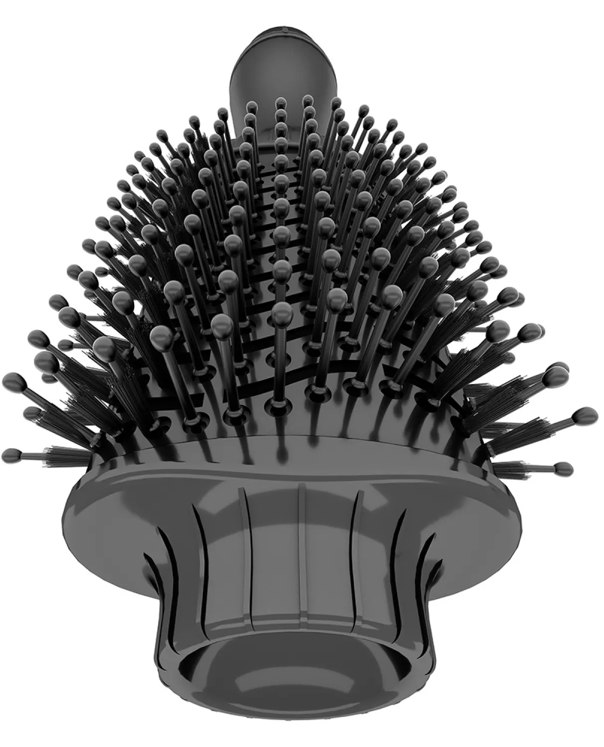 Rush Brush V3 Pro Hair Straightening Brush, Ceramic Coating, 1400 Watt, Black, V3 PRO