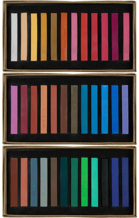 Master Oil Pastel Set, Short Size, 36 Colors, Multiple Colors