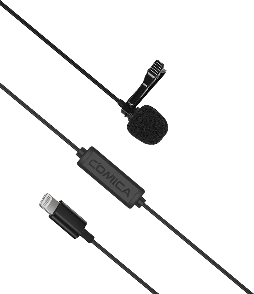 Comica Lavalier Microphone For Smartphone , USB TYPE-C Interface 6.0M, Black, CVM-V01SP ( UC )