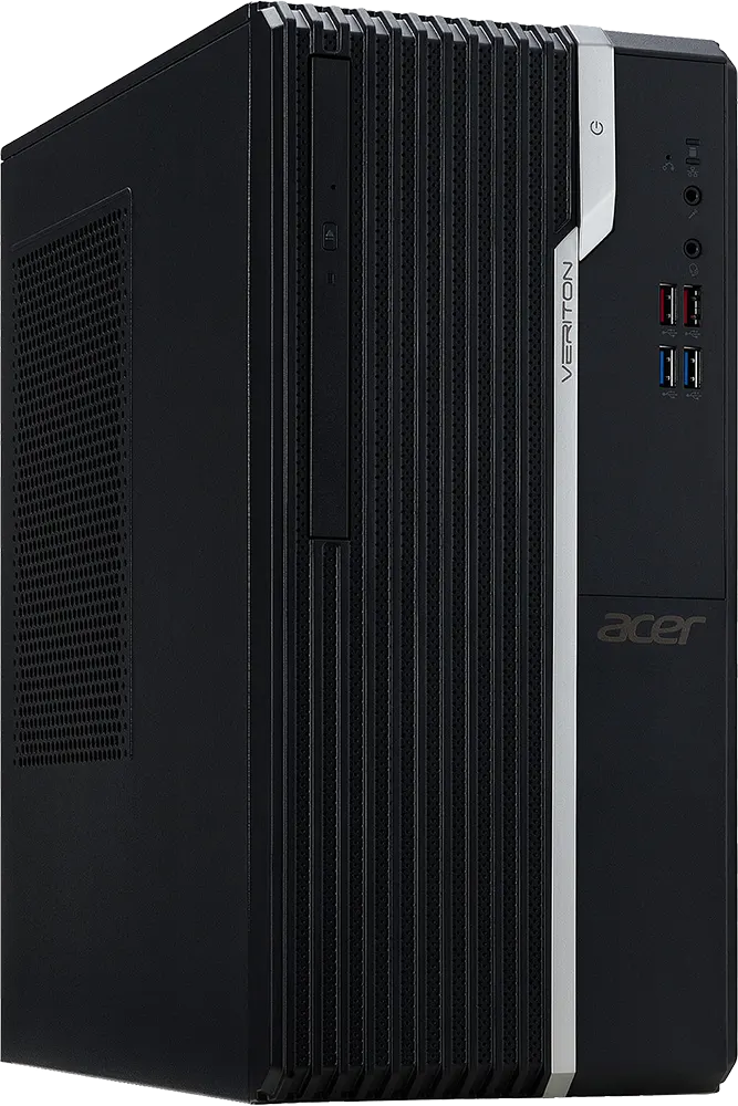 Desktop PC Acer Veriton S2680G Intel Core I3-10105, 4GB RAM, 1TB HDD Hard Disk, Intel UHD Graphics 630 Integrated, Black