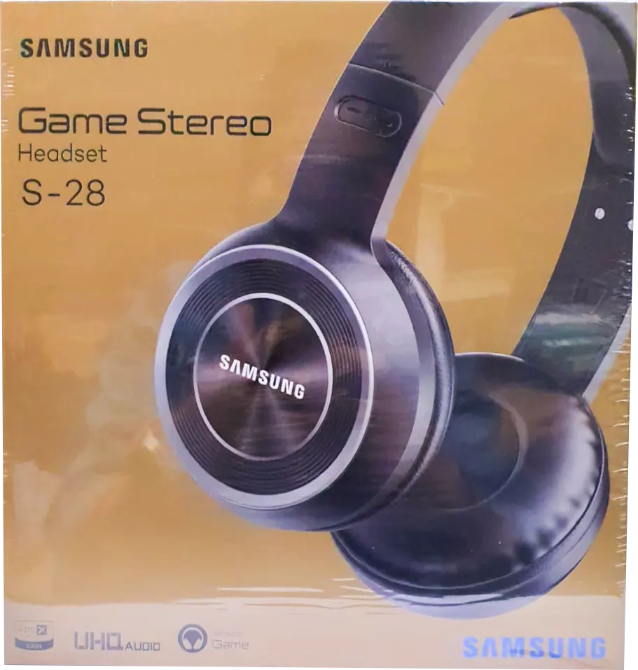 Headphone Samsung Game Stereo, Bluetooth, Rechargeable, Black, S-28
