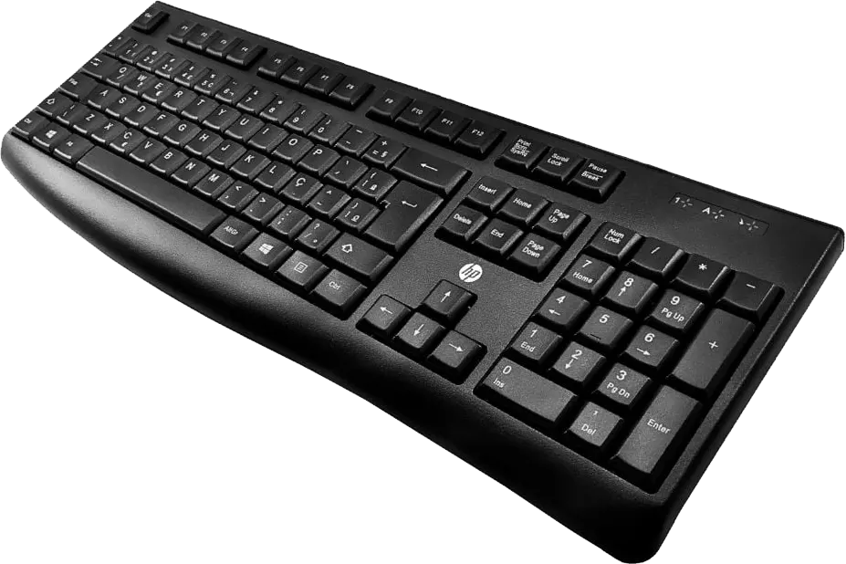 Wired Keyboard HP, USB Interface, Black, K200