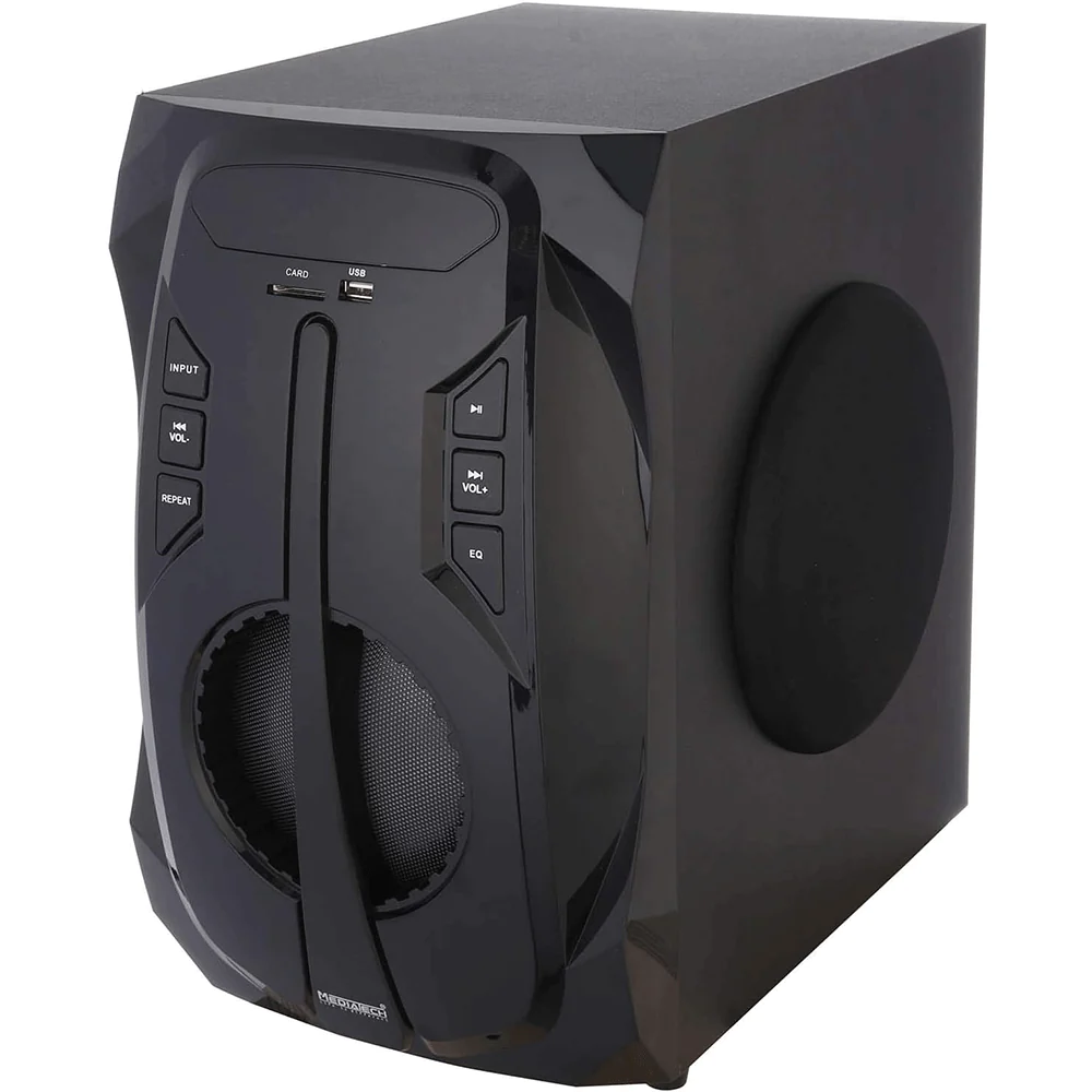 Media Tech subwoofer speakers, Bluetooth, 35 Watt, remote control, black, MT N871