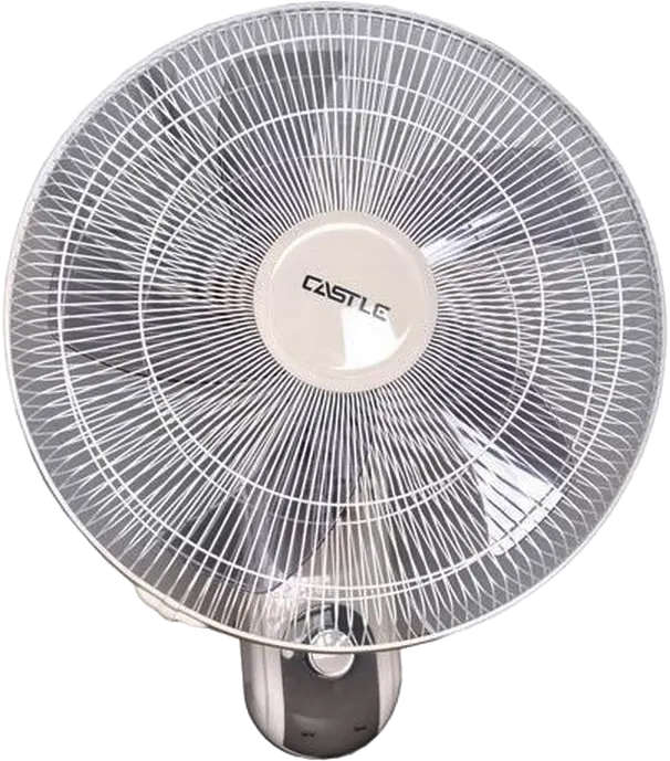 Castle Wall Fan, 18 inch, 3 Speeds, Remote Control, White, FAW1918R