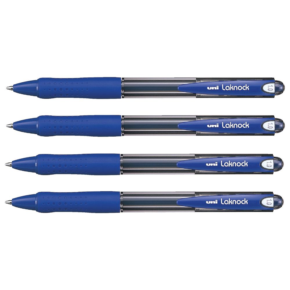 قلم حبر جاف يوني، 1 ملم، أزرق، SN.100(10)