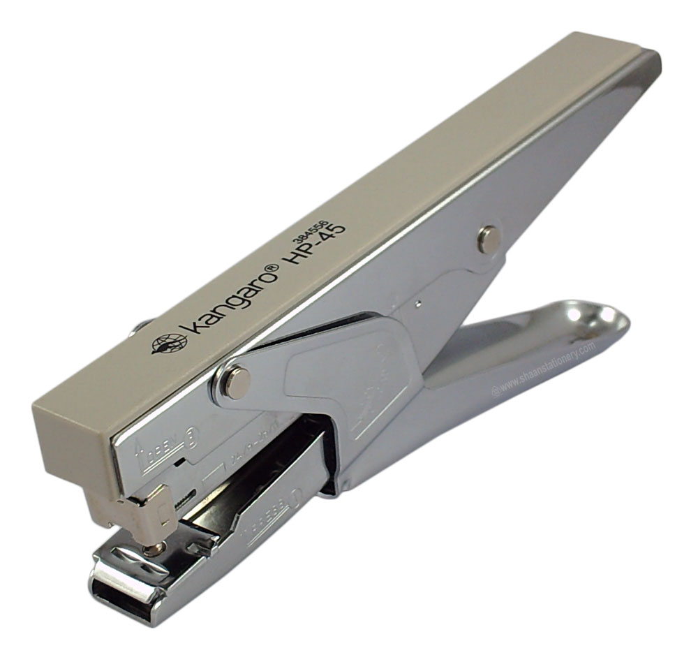 Kangaro Office metal pliers stapler , quick to use, silver HP-45