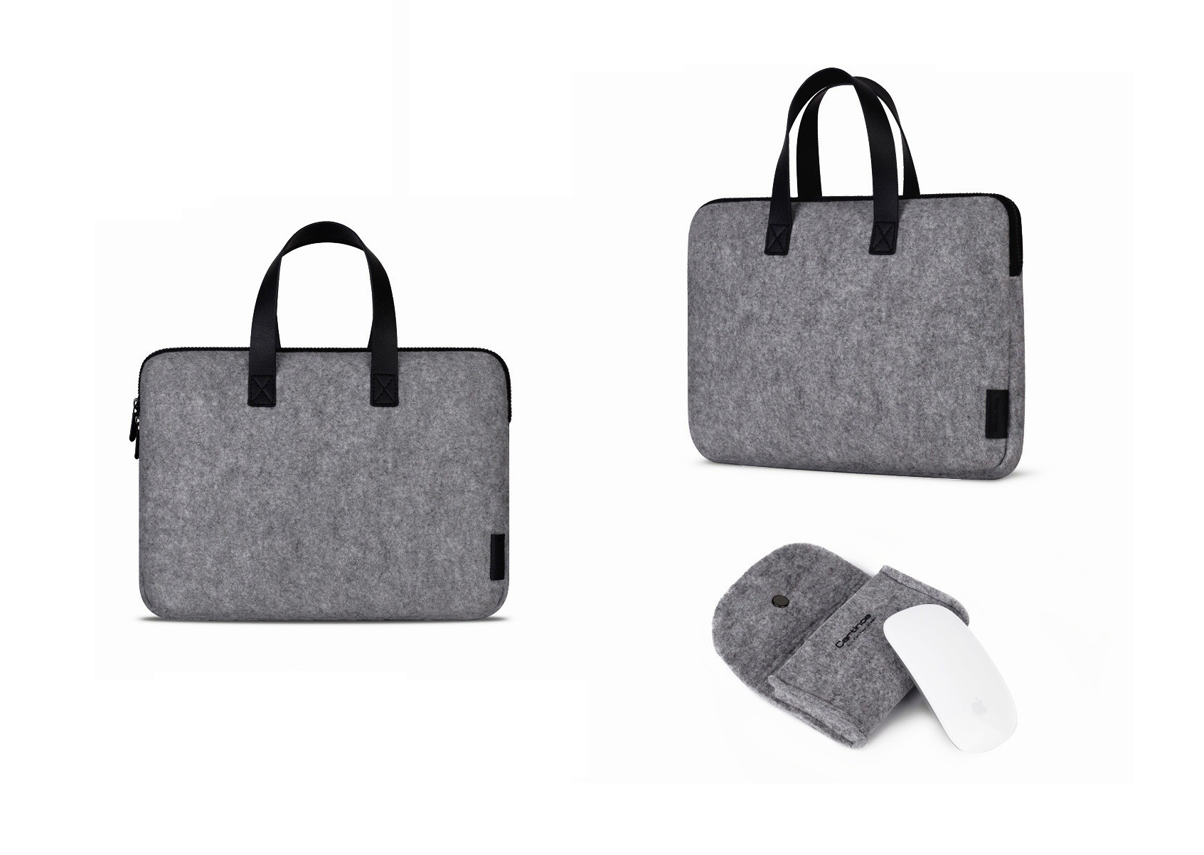 Cartino Laptop Shoulder Bag, 11.6 Inch, Grey, E958