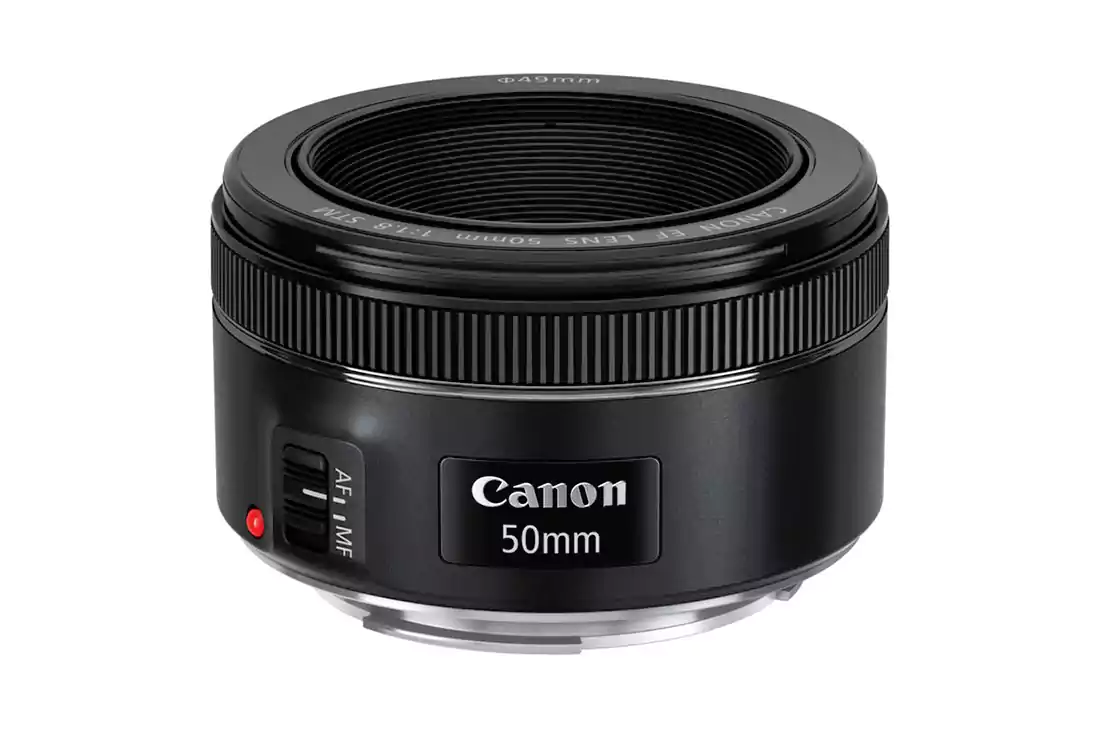 Canon camera 50mm f - 1.8  lens, Black