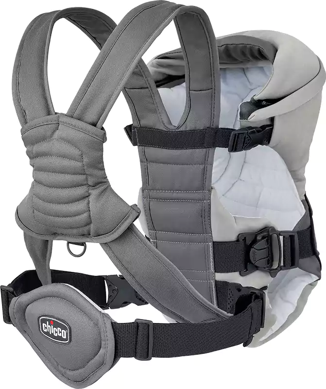Chicco Soft and Dream Baby Carrier, 3 Carrying Positions, Grey, 79402