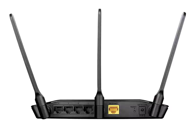D-Link N300 Access Point, Single Band, 4 LAN Ports, Black, DIR-619L