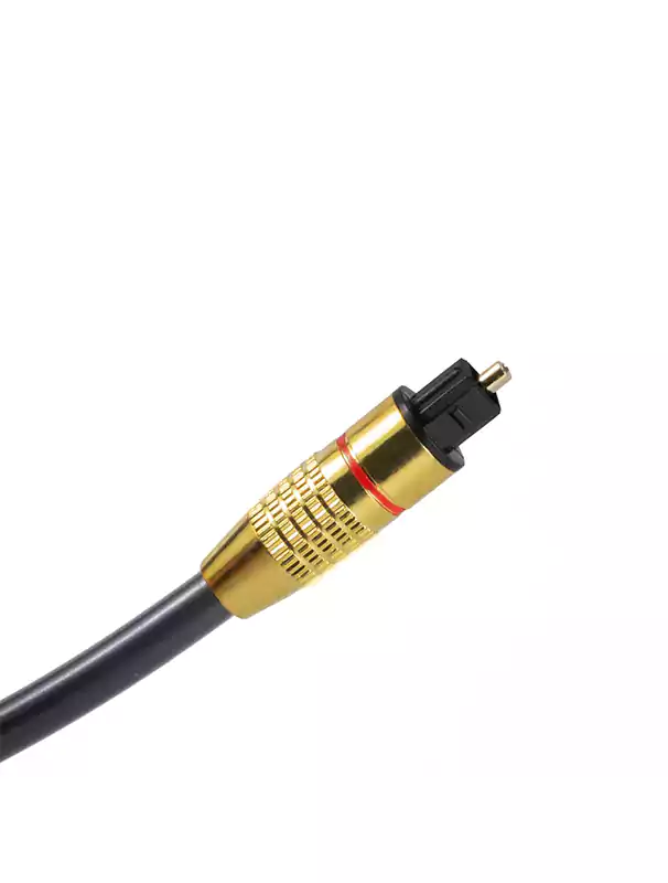 2B (DC556) - Toslink Fiber Optical Cable for Sound - 5M - Black